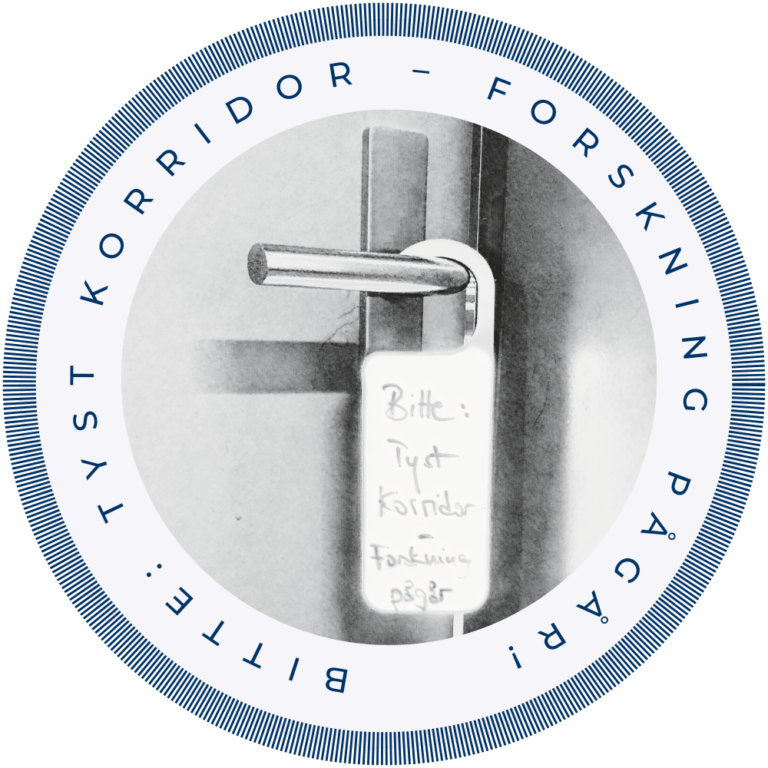 Bitte: Tyst korridor – forskning pågår!